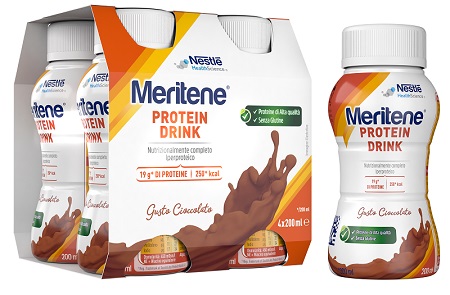 MERITENE DRINK CIOCCOLATO 4 PEZZI DA 200 ML - Farmaunclick.it