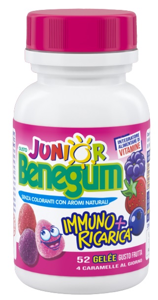 BENEGUM J IMMUNO + RICARICA FRUTTI ROSSI 156 G - Farmaunclick.it