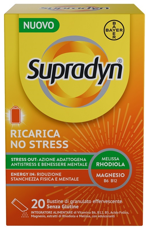 SUPRADYN RICARICA NO STRESS 20 BUSTINE - Farmaunclick.it