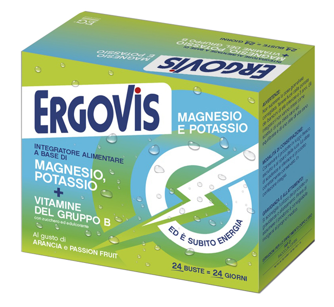 ERGOVIS MG+K VITAMINE B CON ZUCCHERO 24 BUSTINE - Farmaunclick.it