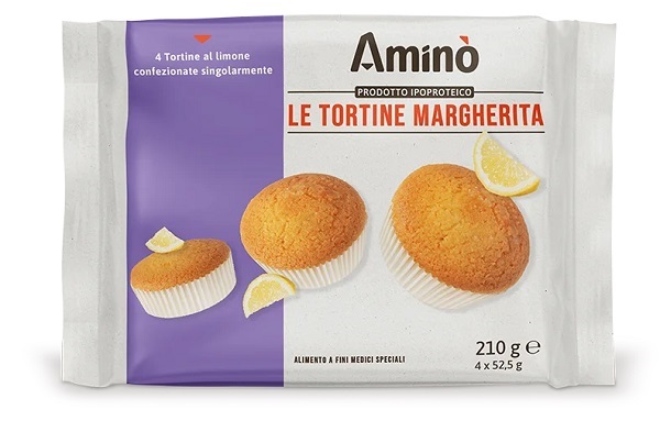 AMINO' LE TORTINE MARGHERITA 4 PEZZI X 52,5G - Farmaunclick.it