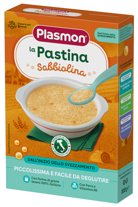 PLASMON PASTA SABBIOLINA 300 G - Farmaunclick.it