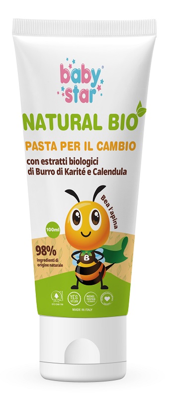 BABYSTAR PASTA CAMBIO PROTETTIVA NATURAL BIO 100 ML - Farmaunclick.it