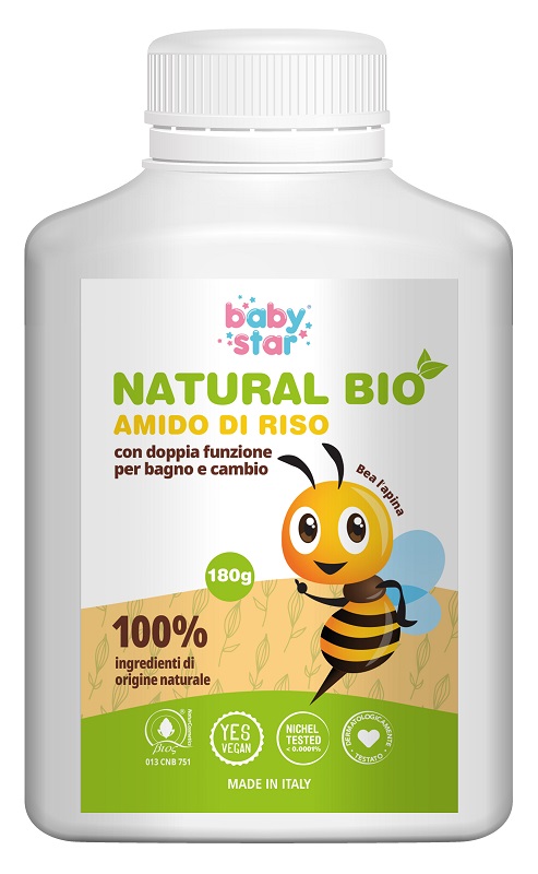 BABYSTAR AMIDO DI RISO NATURAL BIO 180 G - Farmaunclick.it