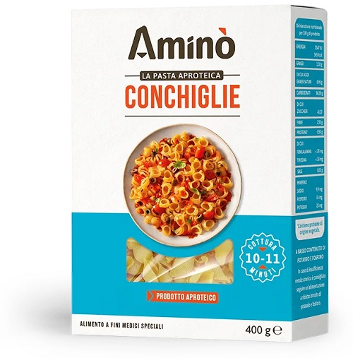 AMINO' CONCHIGLIE APROTEICHE 400 G - Farmaunclick.it
