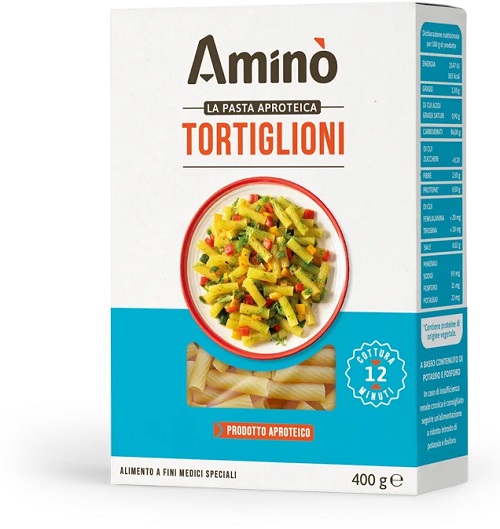 AMINO' TORTIGLIONI APROTEICI 400 G - Farmaunclick.it