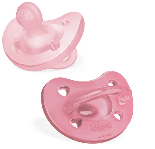 CHICCO GOMMOTTO SILICONE ROSA 6-16 MESI 2 PEZZI - Farmaunclick.it