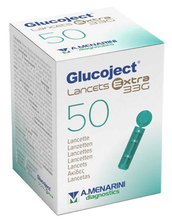 LANCETTA PUNGIDITO GLUCOJECT EXTRA GAUGE 33 50 PEZZI - Farmaunclick.it