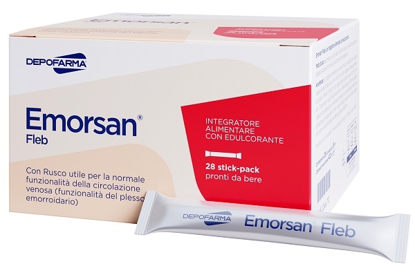 EMORSAN FLEB 28 STICK DA 15 ML - Farmaunclick.it