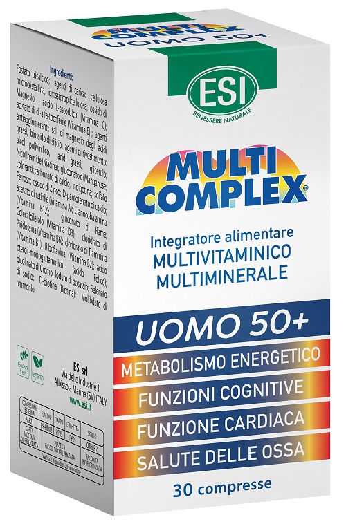 ESI MULTICOMPLEX UOMO 50+ 30 COMPRESSE - Farmaunclick.it