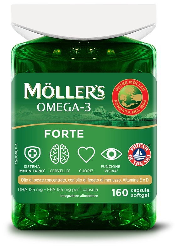 MOLLER'S OMEGA 3 FORTE 160 CAPSULE - Farmaunclick.it
