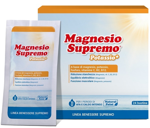 MAGNESIO SUPREMO POTASSIO+ 24 BUSTINE - Farmaunclick.it