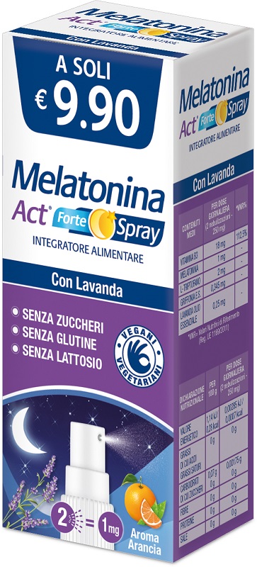 MELATONINA ACT FORTE SPRAY 15 ML - Farmaunclick.it