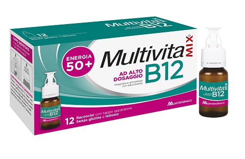 MULTIVITAMIX B12 12 FLACONCINI - Farmaunclick.it