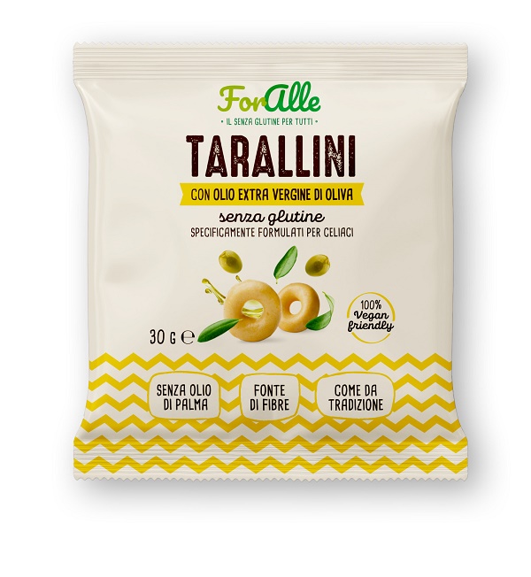 FORALLE TARALLINI CON OLIO EXTRAVERGINE D'OLIVA 30 G - Farmaunclick.it