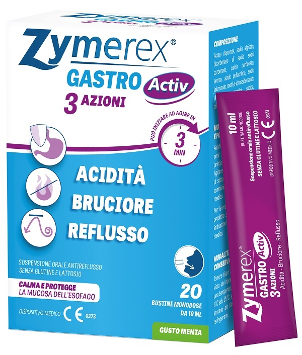 ZYMEREX GASTRO ACTIV 20 BUSTINE DA 10 ML - Farmaunclick.it