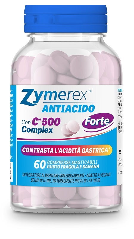 ZYMEREX ANTIACIDO FORTE 60 COMPRESSE MASTICABILI - Farmaunclick.it