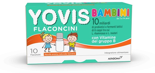 YOVIS BAMBINI BANANA 10 FLACONCINI DA 10 ML - Farmaunclick.it