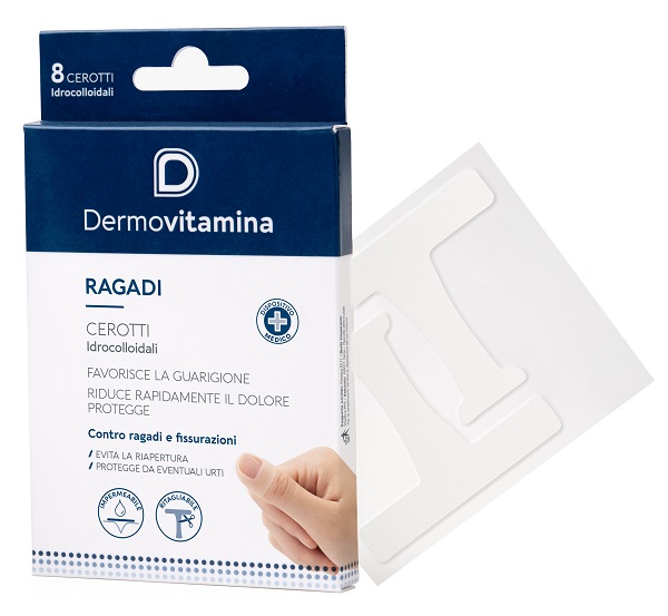 DERMOVITAMINA RAGADI CEROTTI 8 PEZZI - Farmaunclick.it