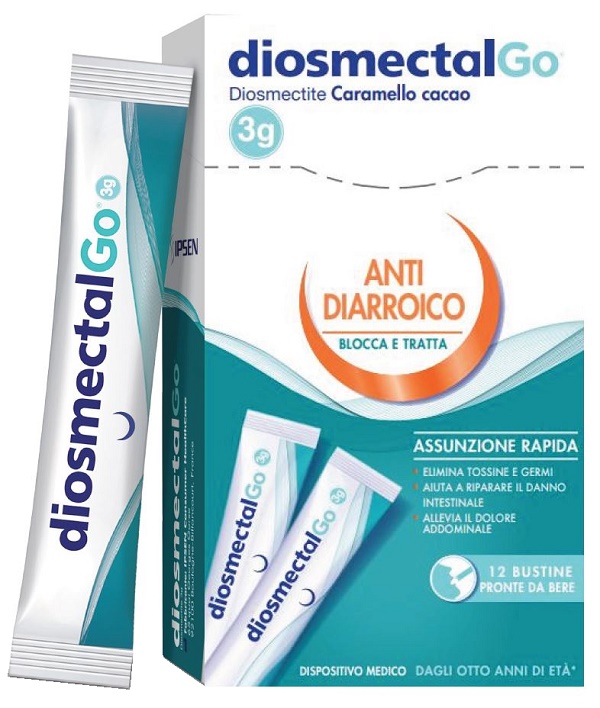 DIOSMECTALGO CARAMELLO CACAO 12 STICK - Farmaunclick.it