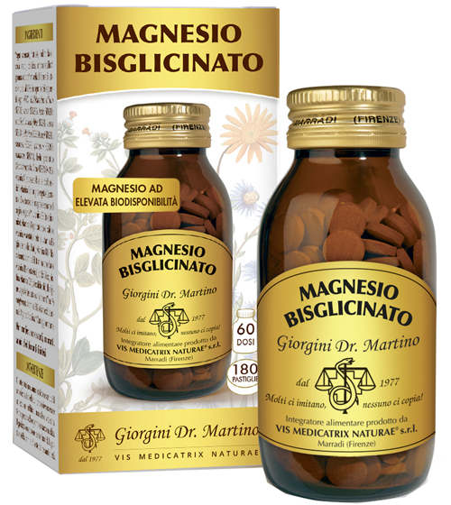 MAGNESIO BISGLICINATO 180 PASTIGLIE - Farmaunclick.it