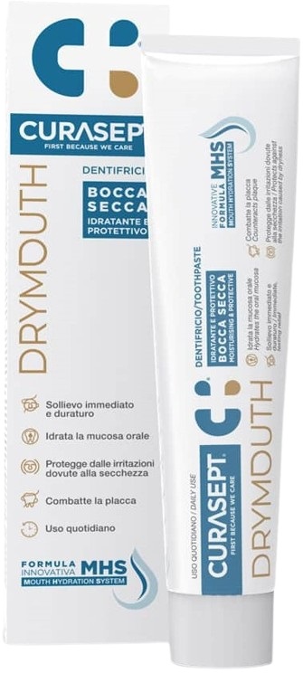 CURASEPT DRYMOUTH DENTIFRICIO 75 ML - Farmaunclick.it