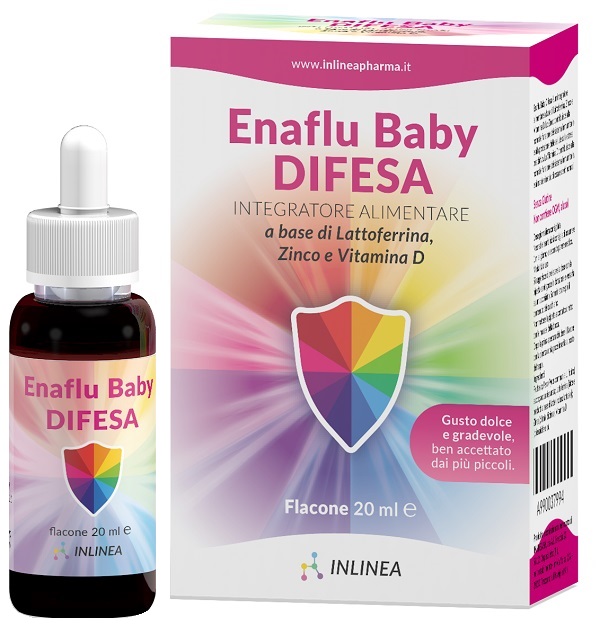 ENAFLU BABY DIFESA GOCCE 20 ML GUSTO DOLCE SENZA GLUTINE - Farmaunclick.it