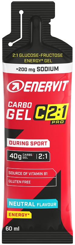 ENERVIT C2:1 PRO CARBO GEL SODIO NEUTRAL 60 ML GLUTEN FREE - Farmaunclick.it