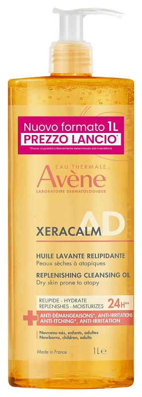 EAU THERMALE AVENE XERACALM AD OLIO DETERGENTE LIPORESTITUTIVO 1 LITRO PREZZO LANCIO - Farmaunclick.it