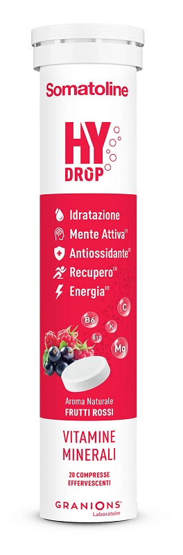 SOMATOLINE HYDROP FRUTTI ROSSI 20 COMPRESSE EFFERVESCENTI - Farmaunclick.it