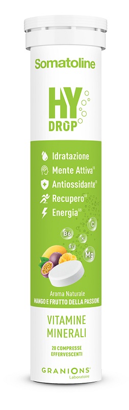 SOMATOLINE HYDROP MANGO & FRUTTO DELLA PASSIONE 20 COMPRESSE EFFERVESCENTI - Farmaunclick.it