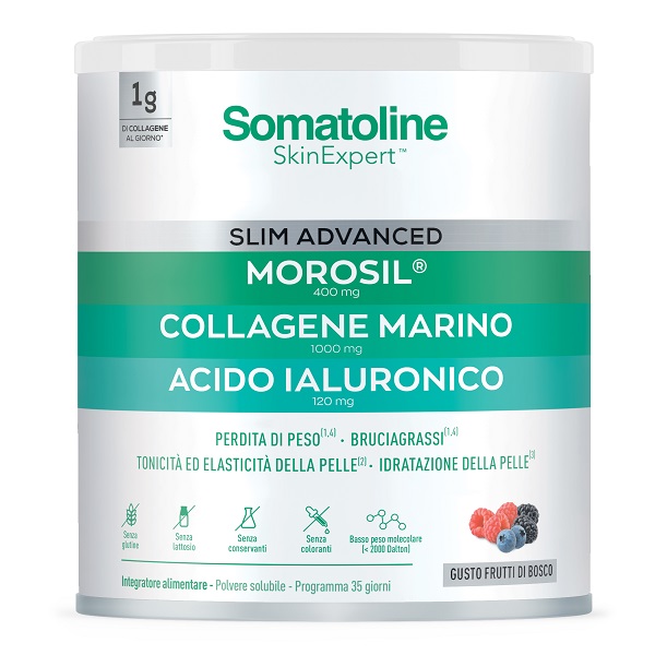 SOMATOLINE SLIM ADVANCED 275 G SENZA GLUTINE SENZA LATTOSIO - Farmaunclick.it