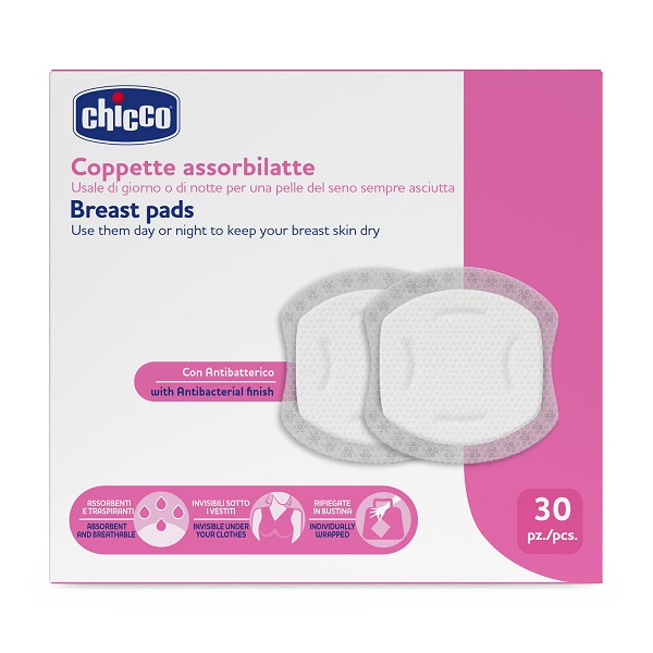 CHICCO COPPETTE ASSORBILATTE 30 PEZZI 2026 - Farmaunclick.it