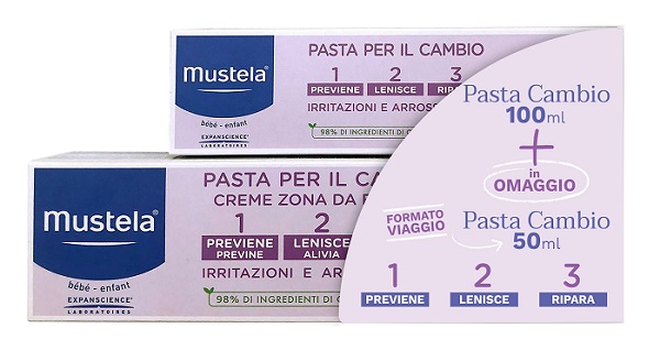 MUSTELA BIPACK PASTA CAMBIO 100 ML + 50 ML - Farmaunclick.it
