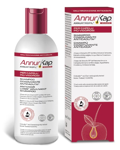 ANNURKAP ADVANCED SHAMPOO COADIUVANTE ANTICADUTA 200 ML - Farmaunclick.it